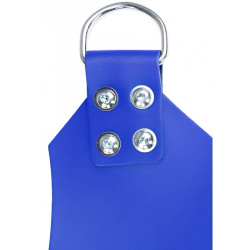 Mr Sling Sling en cuir 4 Points Bleu
